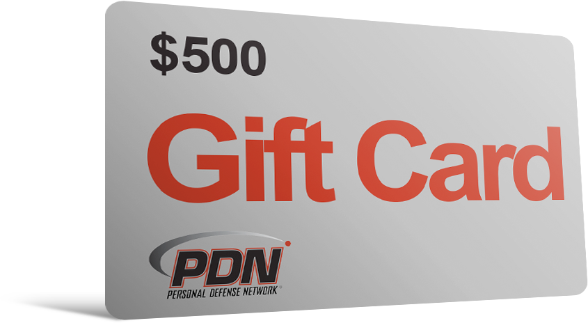 Personal Defense Network PDN Gift Card