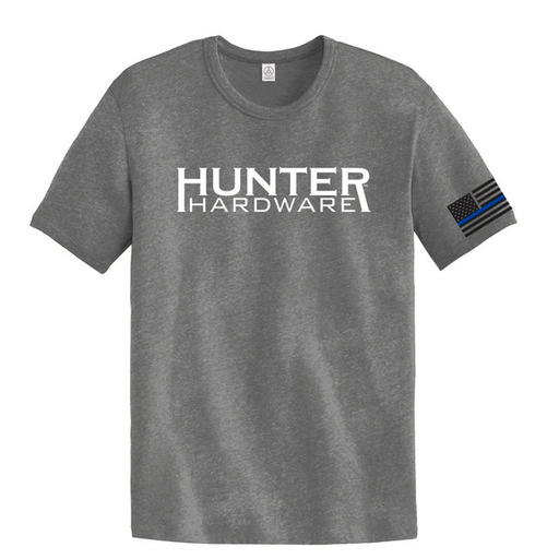 Pretty Hunter Hunter Hardware Back the Blue Flag Tee